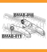 ����������� ������� ������� ������ BMW 5 E39 1995-2003 Febest BMAB010 BMAB010 ����