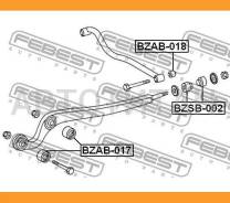 ����������� ��������� ������ Mercedes BENZ G-Class 463 1989- Febest BZAB017 BZAB017 ����