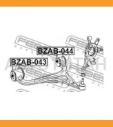 ����������� ��������� ������� ������ Mercedes BENZ C 200 CDI 203. # Febest BZAB044 BZAB044 ����
