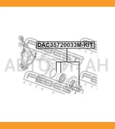 ��������� ����. �����. 35x72x33x33 �-�� Opel Corsa D 06 Febest DAC35720033MKIT DAC35720033MKIT ����