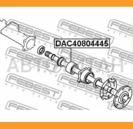 ��������� DAC 40804445 ��������� ������ 40�80�44x45 Febest DAC40804445 DAC40804445 ����