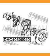 ��������� ��������� �������� Mitsubishi Lancer CS 2000-2009 Febest DAC40800040 DAC40800040 ����