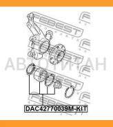 ��������� ��������� �������� ����������� 42x77x39 Renault Megane II 2002-2008 Febest DAC42770039MKIT DAC42770039MKIT ����