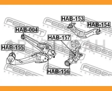 ����������� HAB-156 Febest HAB156 HAB156 ����