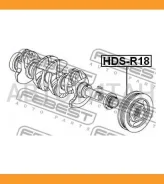 ���� ��������� Honda Civic 4D FD1 [JP] Febest HDSR18 HDSR18 ����