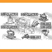 ������� ��������� ������ (��������������) AT Honda Accord CM5 2003-2006 [US] Febest Hmclatrr 50810SDAE01 ����