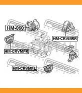 ������� ��������� ������ MT Honda Civic Ferio EK4 [JP] Febest Hmcrvmrr 50810ST7000 ����