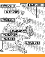 ����������� ������� �������� ������ Land Rover Discovery III 0509 Febest LRAB002 LRAB002 ����