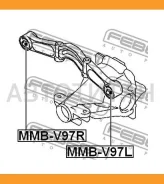 ����������� ����� ������������� Mitsubishi Pajero IV 06 Febest MMBV97L MMBV97L ����