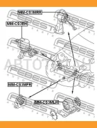 ������� ��������� ����� Mitsubishi Lancer CS 2000-2009 Febest MMCS3MLH MMCS3MLH ����