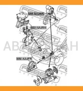 ������� ��������� �������� Mitsubishi Grandis NA4W 2006.05-2010.03 [GE] Febest MMNA4FR MMNA4FR ����