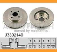 ���� ��������� J3302140 (43512-47020/02070/12621/26185�/DF4403/BG3734/BG3781/RN-1198) Nipparts [J3302140] J3302140 ����