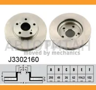 ���� ��������� J3302160 Nipparts (43512-02190/0F030/05080/0F010�/48011/RN-1471/DF4939S) [J3302160] J3302160 ����