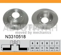 ���� ��������� N3310518 (RN1549/DF6627/GR01940/584113X�300)������ Nipparts [N3310518] N3310518 ����