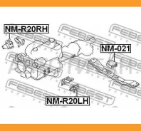 ������� ��������� ����� Nissan Terrano II R20 1993-2006 Febest NMR20LH NMR20LH ����