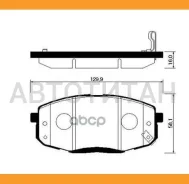 ������� ��������� Hyundai I30 07-09 / KIA CEED 07-09, Forte 08-10, Carens 02-06 HSB HP0040 HP0040 ����