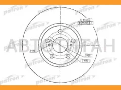 ���� ��������� ������ Toyota: Avensis 03-, Avensis ����� 03-, Avensis ��������� 03- [PBD4416] PBD4416 ����
