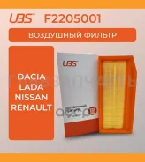 ������ ��������� F2205001 165460509RUBS Renault Duster, ���� �����, X-RAY (15-) (MANN. C27030) F2205001 ����