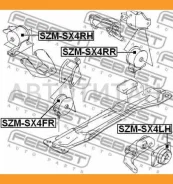 ������� ��������� �������� Suzuki SX4 RW420-4 Febest Szmsx4FR SZMSX4FR ����