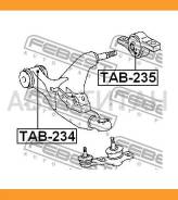 ����������� ��������� ������ �������� Toyota MARK X GRX120 2004-2009 Febest TAB234 TAB234 ����
