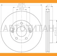 ���� ��������� ������. KIA CEED, Hyundai I30 1.4-2.0/1.6 CRDI 06 [PBD4865] PBD4865 ����