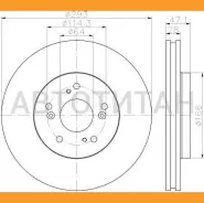 ���� ��������� ������. Honda CR-V 2.0/2.2 07 [PBD4857] PBD4857 ����