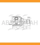 ���� ���������� 25x41x22 KIA CEED 06- [PCV1117] PCV1117 ����