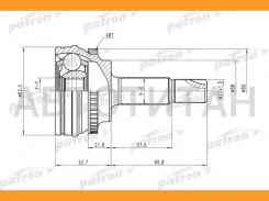 ���� ������ �-�� 24x58x23 ABS:48T Toyota: Yaris 99- [PCV1450] PCV1450 ����