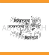 ����������� �������� ��������� ������ Volvo XC90 2003- Febest Vlabxc90S VLABXC90S ����