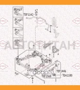 ������ ������������� ��������� OPEL Antara 06- TEF1142 ����