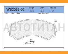 ������� ��������� �������� | ����� | Mitsubishi Pajero IV (V8_W, V9_W) 3.0 4WD 02.2007 - Mitsubishi Pajero IV (V8_W, V9_W) 3.2 DI-D 01.2010 - WS208300...
