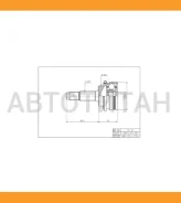 ���� �������� /�������� ������ /����� HDK ��� Toyota Starlet 1984-1990 2E 1N; TO-041; 4346019255 TO041 ����