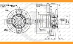 �������, ������ CI Berlingo (M_) 96-, Xantia 93-; PE 406 95-, Partner 96-; JEH0053 ����