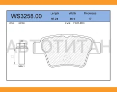 ������� ��������� �������� | ��� | Peugeot 307 (3A/C) 1.6 16V 08.2000 - 11.2007 Emgrand (Geely) EC7 Saloon 1.5 07.2009 - 12.2013 WS325800 ����