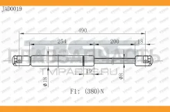 ������� ���� KIA Rio (JB) Hatchback 05-; JAD0019 ����