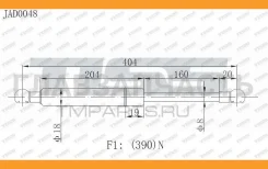 ������� ���� AU 100 82-94, A6 (4A, C4) 94-97; JAD0048 ����