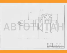 ���� �������� /HDK ��� Mazda Capella 626 Cargo Wagon 1997-; 30*56*28; MA-037; (MA-037A44 TG-6837Z44) GD172550X 303985 GD172550XA HDK MA037 MA037 ����