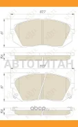 ��������� ������� ����� 3461KT 581011DA00KOTL Hyundai IX35, Tucson, KIA (TRW. GDB3461) 3461KT ����