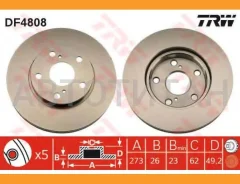 ���� ��������� DF4808 (BG 4234/SD4078/43512-02180/43512-�Yzzac) [DF4808] DF4808 ����