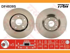 ���� ��������� ������ Toyota: Altis ����� (E15_, E14_) 07-, Auris (_ZE15_, _RE15_) 06- [DF4939S] DF4939S ����