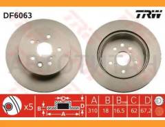 ���� ��������� ���� Lexus: GS (GWS_, GRS_, UZS_) 05-, IS II (_XE2_, _SE2_) 05- [DF6063] DF6063 ����