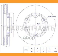 ���� ��������� /�������� /TI-GUAR ��� Nissan Atlas F23, Caravan E24 1993-; 260/27��; TG-40206-20N01 PD3212123S 3212123 GR20604 [TG4020620N01] TG402062...