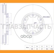 ���� ��������� /�������� /TI-GUAR ��� Nissan Patrol, Safary Y61 1997-; 306/32��; TG-40206-VB000 RN1421 40206VB000 40206VB001 [TG40206VB000] TG40206VB0...