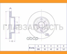 ���� ��������� /�������� /TI-GUAR ��� Toyota Levin AE101 Marino Truno Sprinter AE111 Corolla 1991-2001; 258/18��; TG-43512-12370 GR20385 PD3119149S 43...