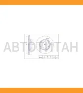 ���� ��������� /�������� /TI-GUAR ��� Toyota Hiace Regiusace Granvia KZH, LH, CH16 4WD 1993-2005; 285/28��; TG-43512-26130 RN1304 4351226130 435122618...