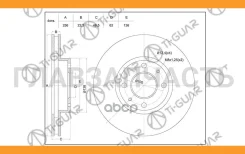 ���� ��������� /�������� /TI-GUAR ��� Hyundai Solaris 2010-, KIA RIO 2010; 256/22��; TG-51712-0U000 RN11002 517120U000 517121R000 [TG517120U000] TG517...