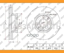 ���� ��������� /�������� /TI-GUAR ��� KIA RIO 2005-2011, Hyundai Accent 2006-, I20 2008-; 256/22��; TG-51712-1G500 RN1370 517121G000 ST517121G000 [TG5...