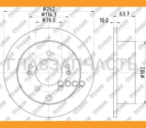 ���� ��������� /������ /TI-GUAR ��� KIA Cerato 2008-2013, SOUL 2009-2013 ; 262/10��; TG-58411-2K300 584110Q300 BN1597 [TG584112K300] TG584112K300 ����