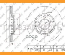 ���� ��������� /�������� /TI-GUAR ��� Skoda Fabia 1999-, Volkswagen POLO IV 2002-2009; 238/18��; TG-6Q0615301 RN1169 6Q0615301A 17194 [TG6Q0615301] TG...