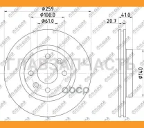���� ��������� /�������� /TI-GUAR ��� LADA Largus, Renault Sandero 2009-, CLIO II 1998-2008; 259/21��; TG-7701206339 RN1037 7701205828 402062984R [TG7...